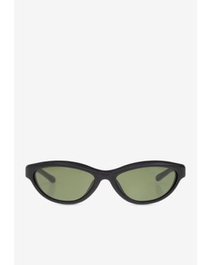 Jacquemus Curvo Cat-Eye Sunglasses - Green