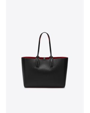 Christian Louboutin Small Cabata Leather Tote Bag - Black