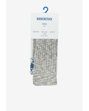 Birkenstock Ribbed Ankle Socks - White