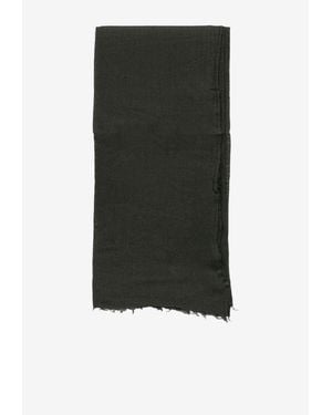 Destin Giglio Mega Fringed Wool Scarf - Black