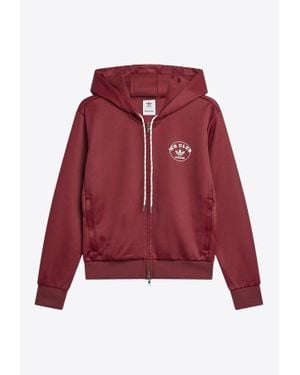 adidas Originals X Wales Bonner Zip-Up Hooded Sweatshirt - Red