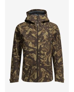 Arc'teryx Sabre Print Gore-Tex 3L Technical Jacket - Green