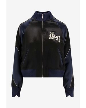 Undercover Satin Bomber Jacket - Black