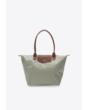 Longchamp Large Le Pliage Original Tote Bag - Gray