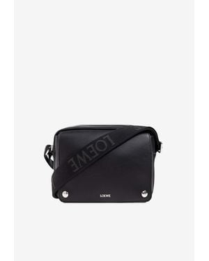 Loewe Medium Pebble Shoulder Bag - Black