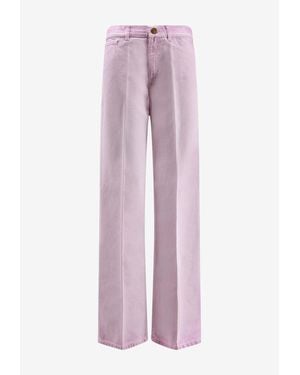 The Seafarer Straight-Leg Denim Pants - Pink