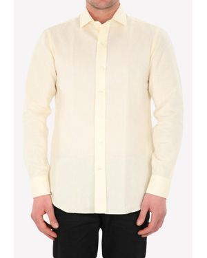 Salvatore Piccolo Long-Sleeve Buttoned Shirt - Yellow