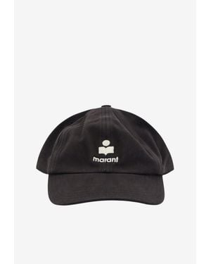Isabel Marant Tomas Logo Baseball Cap - Black