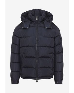 Moncler Maya Hooded Down Jacket - Blue