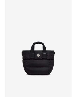 Moncler Micro Caradoc Padded Handbag - Blue