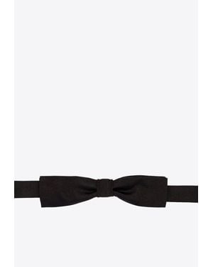 DSquared² Silk Bow Tie - White