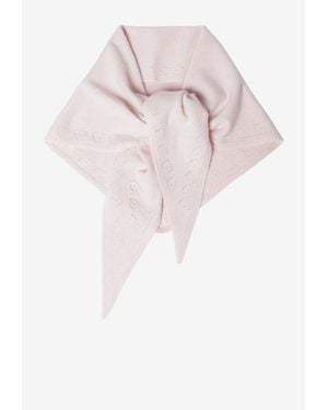 Chloé Iconic Triangular Scarf - Pink