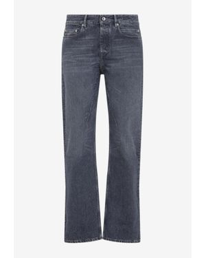 Rick Owens Fog Cut Straight-Leg Jeans - Blue