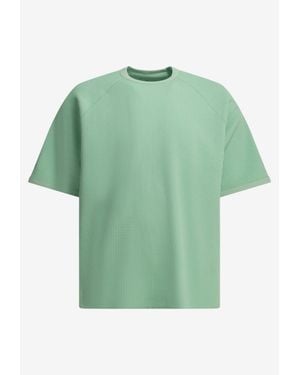 Goldwin Solotex Textured Jersey T-Shirt - Green