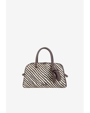 Jacquemus Le Petit Turismo Bowling Bag - Natural