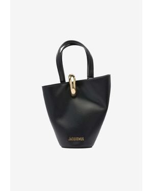 Jacquemus Bambola Leather Bucket Bag - Black