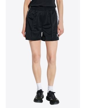 adidas Originals Firebird Logo Embroidered Shorts - Black