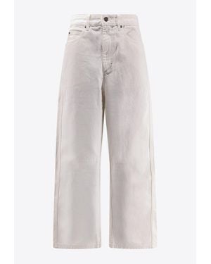 Soeur Eliott Straight-Leg Pants - Grey