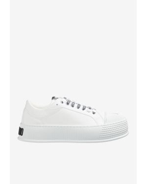 Moschino Logo Lettering Low-Top Sneakers - White