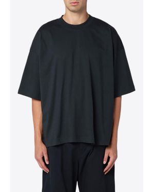 Tシャツ・カットソー STUDIO NICHOLSON OVERSIZED FRENCH PLACKET SHIRT Studio Nicholson Oversized French Placket Shirt Clothing In