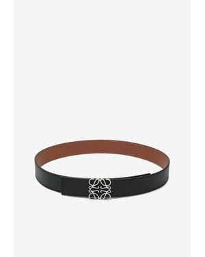 Loewe Reversible Anagram Belt - White