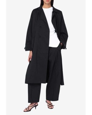 MKDT STUDIO Charlene Buttoned Coat - Blue