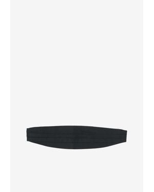 P.A.R.O.S.H. Satin Headband With Bow - White
