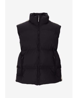 Palm Angels Classic Logo Track Down Vest - Black