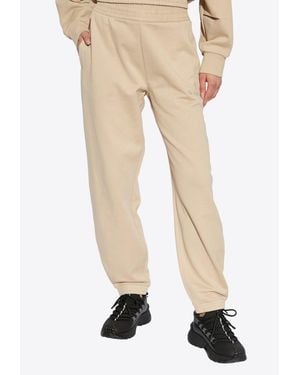 Moncler Embroidered Logo Track Pants - Natural