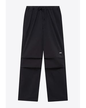 Autry Logo Tech Parachute Pants - Blue