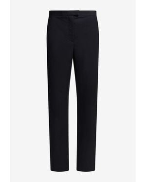 KHAITE Borden Wool Pants - Blue