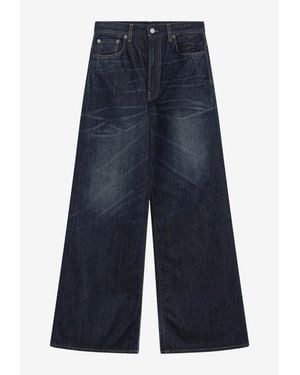 Acne Studios Faded Wide-Leg Jeans - Blue