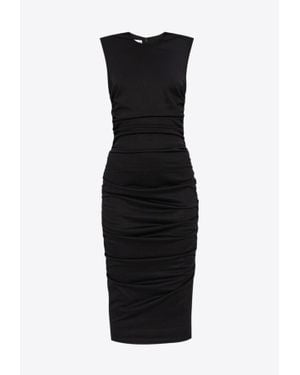 Moschino Dress With Monogram - Black