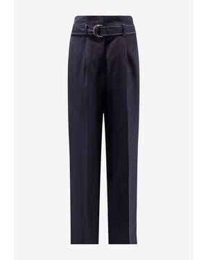 The Seafarer Irony Tailored Wool Pants - Blue