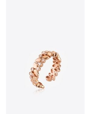 Falamank Diamond Splash Collection 18-Karat Ring With Diamonds - White