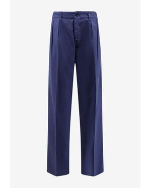 Aspesi Straight-Leg Chino Pants - Blue