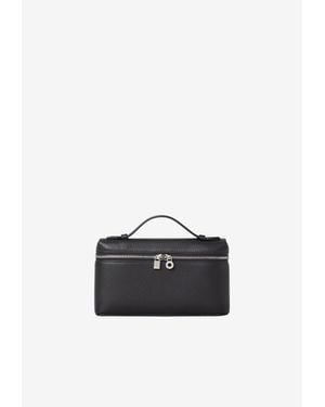 Loro Piana Extra Pocket L19 Pouch - Black