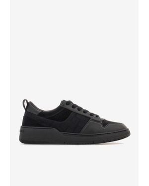 Ferragamo Dennis Low-Top Sneakers - Black