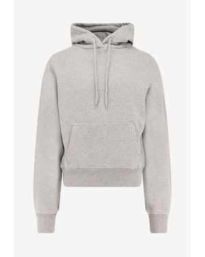 Entire studios Drawstring Hooded Sweatshirt - Gray