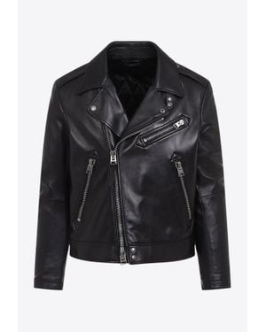 TOM FORD フード付き ジップ ブルゾン ジャケット ブラック TOM FORD フード付き ビスコース混 ジップ ブルゾン ジャケット