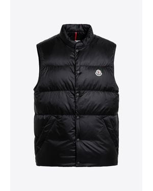 Moncler Verith Short Down Vest - Black