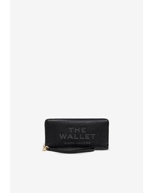 Marc Jacobs Logo-Patched Leather Wallet - White