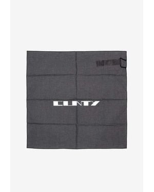 Rick Owens Graphic Print Bandana - Gray