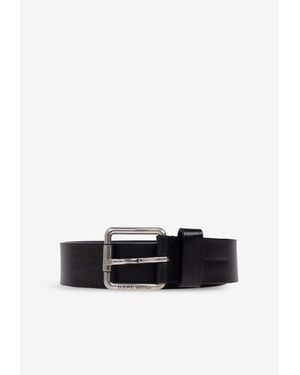 Loewe Roller Curve Calfskin Belt - White