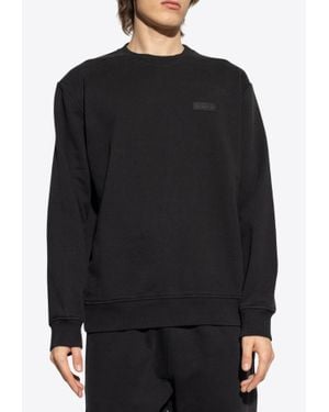 Givenchy Logo-Patch Crewneck Sweatshirt - Black