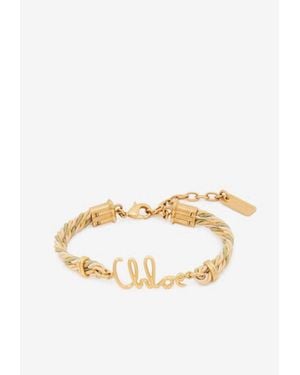 Chloé Plage Braided Bracelet - White
