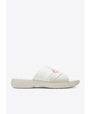 Chloé Poolette Logo Sandals - White