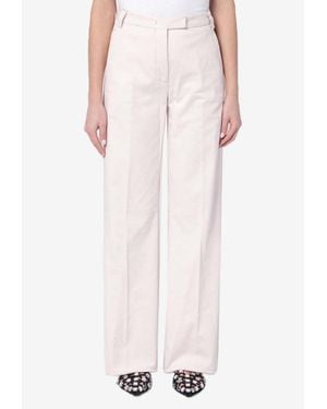 Thelatest Alek Straight-Leg Pants - Pink