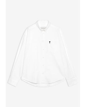 Ami Paris Classic Ami De Coeur Shirt - White
