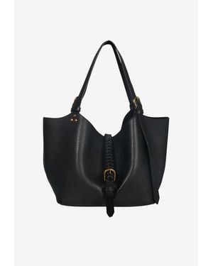 Jérôme Dreyfuss Small Joseph Leather Tote Bag - Black